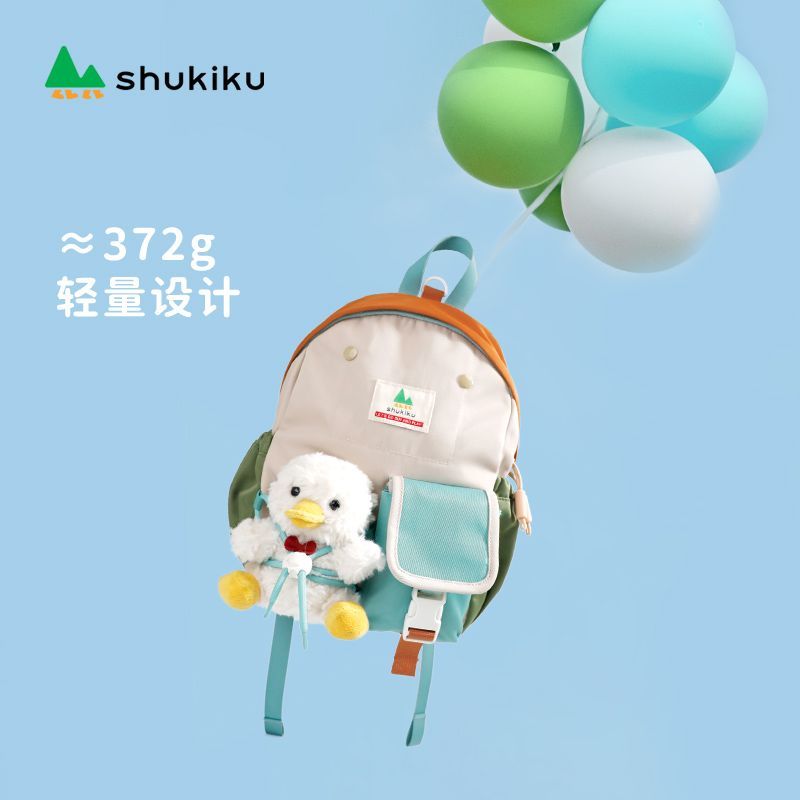 SHUKIKU乐兜兜儿童书包公仔双肩包