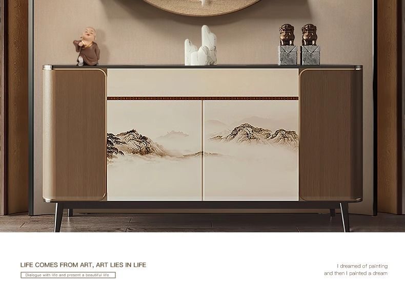 新中式入户玄关装饰画心经字画客厅挂画禅意佛挂件茶室背景墙壁画 detail 3
