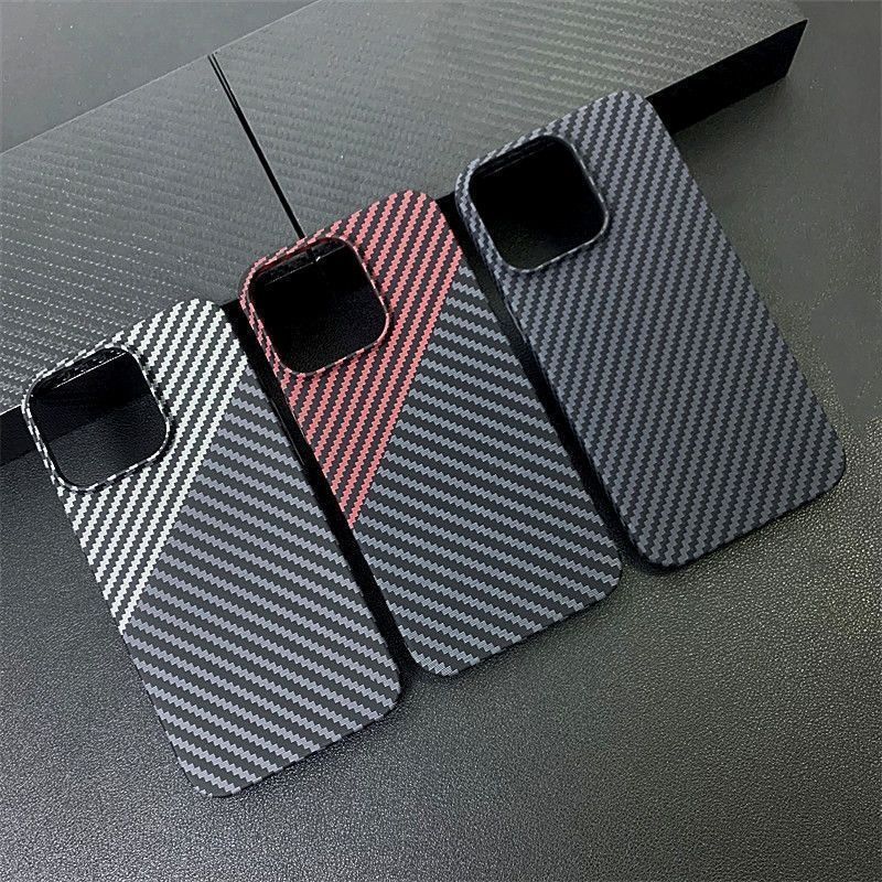 Carbon Fiber Pattern 16 Max Phone Case For Women 15 Pro Film 14 13 Niche 12 Hard 11 Personalized XS Thin Style_voghion.com