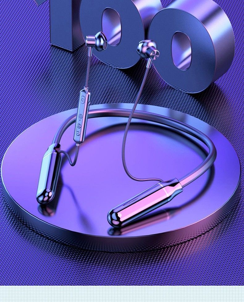 Écouteurs Bluetooth sans fil YD-36, tour de cou sport, longue durée de vie, compatibles avec iPhone, Huawei, Vivo et Android_voghion.com
