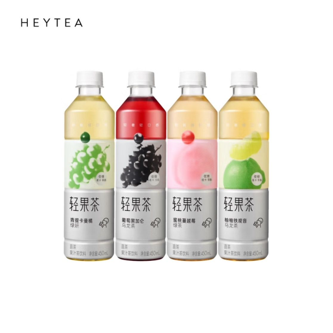 15瓶喜茶轻果茶蜜桃蔓越莓