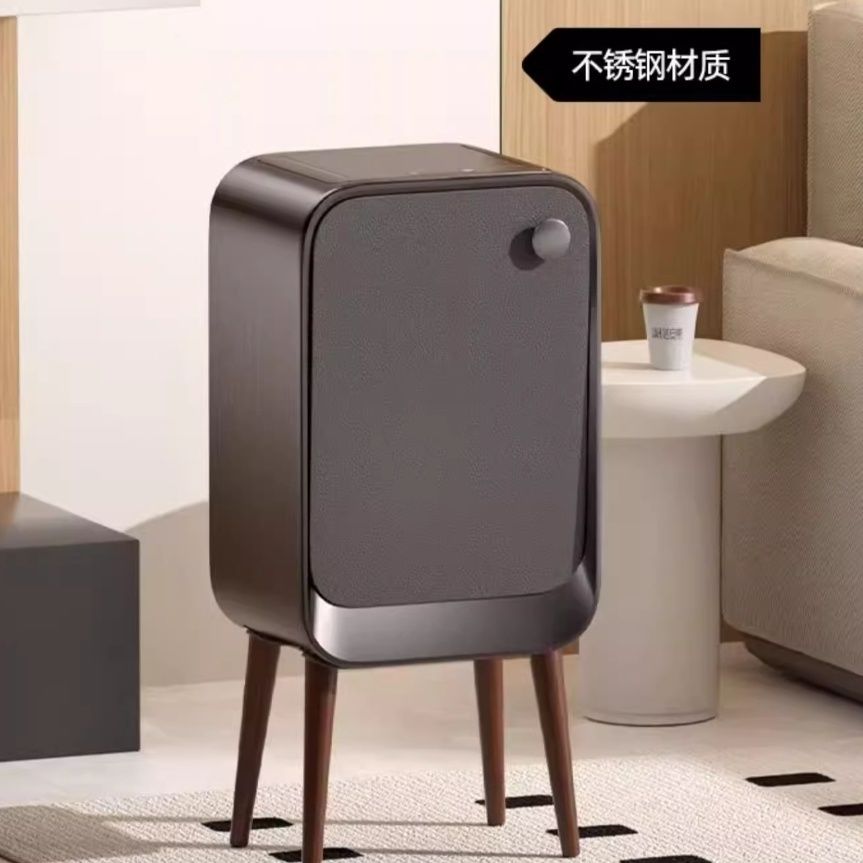 智能感应垃圾桶家用带盖厨房客厅卫生间高脚大号大容量轻奢高颜值