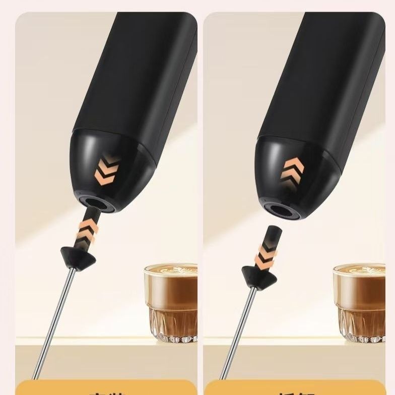 Elektrischer Haushaltsschläger Mini-Schneebesen Backcreme-Mixer_voghion.com