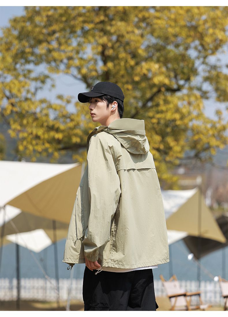 Chaqueta de protección solar para hombre y mujer transpirable_voghion.com
