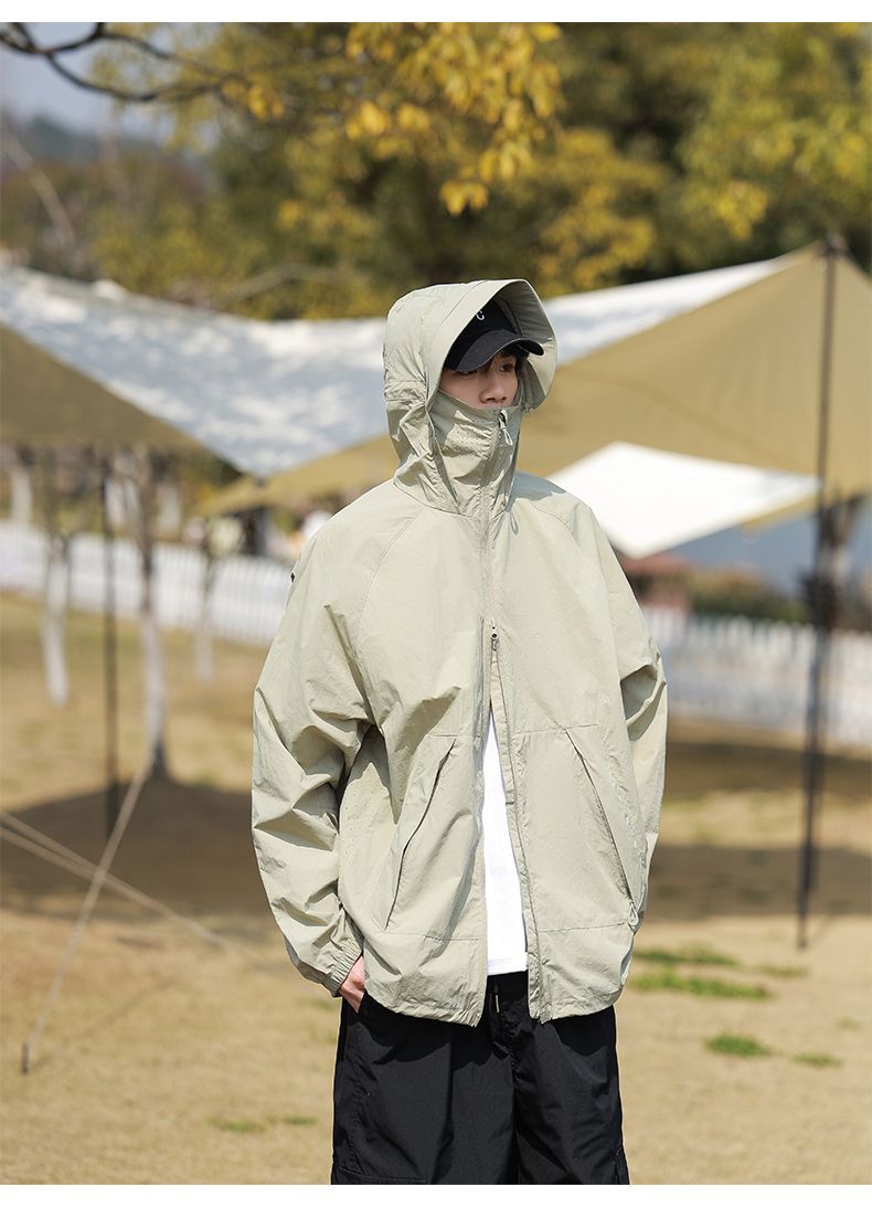 Chaqueta de protección solar para hombre y mujer transpirable_voghion.com