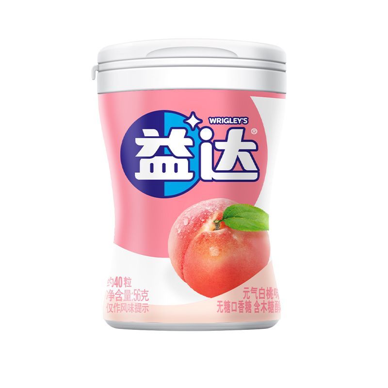 益达口香糖56g瓶装12瓶清新口气随身便携休闲零食糖果小吃 图片 9
