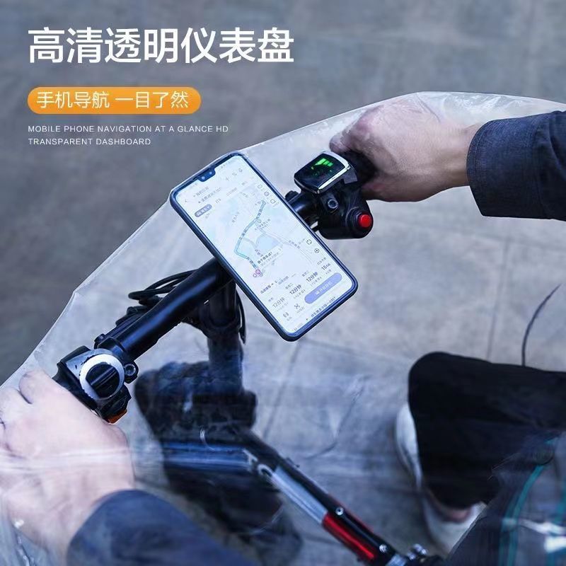 雨衣代驾专用透明轻薄男女无异味电车加厚加长全身透专业级防暴雨 图片 6