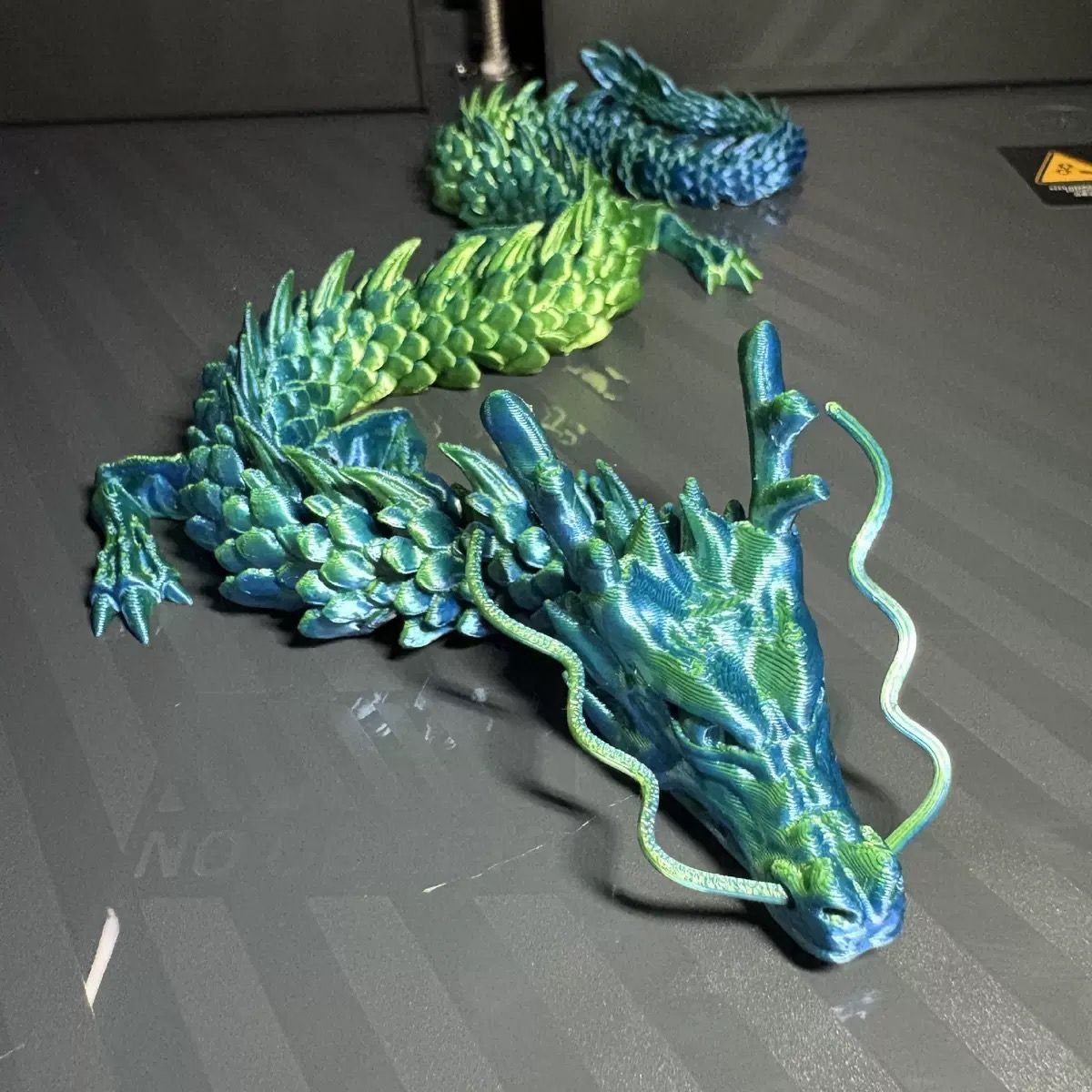 8090厘米超大3D打印关节龙中国神龙模型仿真摆件鱼缸造景玩具批发 图片 9