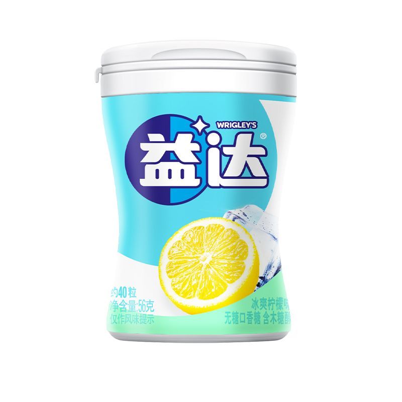 益达口香糖56g瓶装12瓶清新口气随身便携休闲零食糖果小吃 图片 7