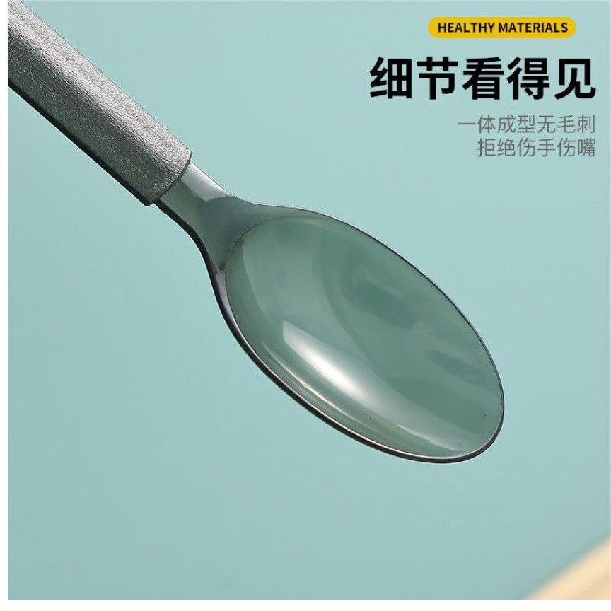 古茗同款奶茶勺奶茶店专用食品级加厚汤勺西瓜勺拌饭勺一次性勺子 图片 3