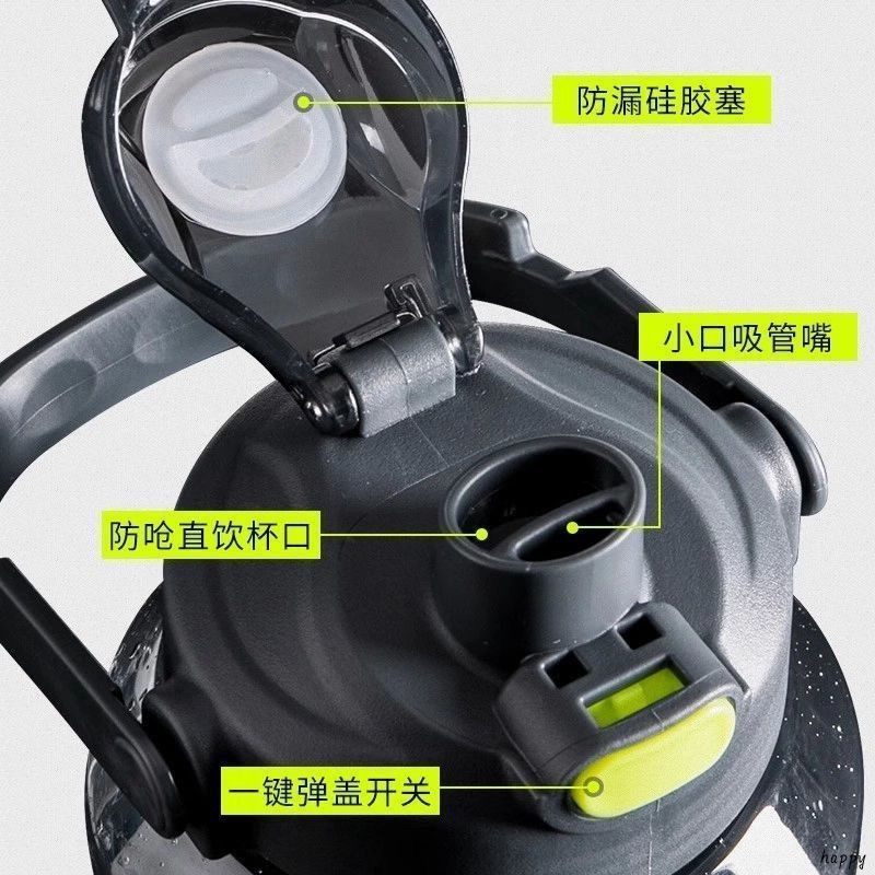 【可加开水】2025爆款超大容量双饮杯吸管水杯户外运动男女杯子 图 5