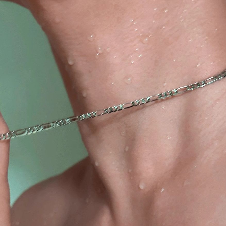 Classic Plain Titanium Steel Necklace Unisex Pendant Necklace_voghion.com