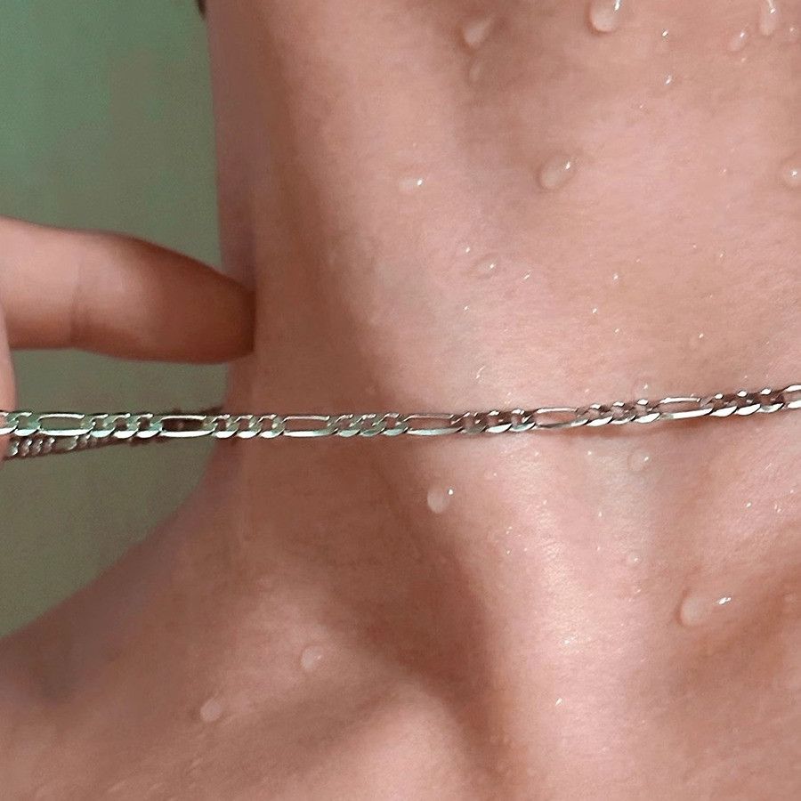 Classic Plain Titanium Steel Necklace Unisex Pendant Necklace_voghion.com