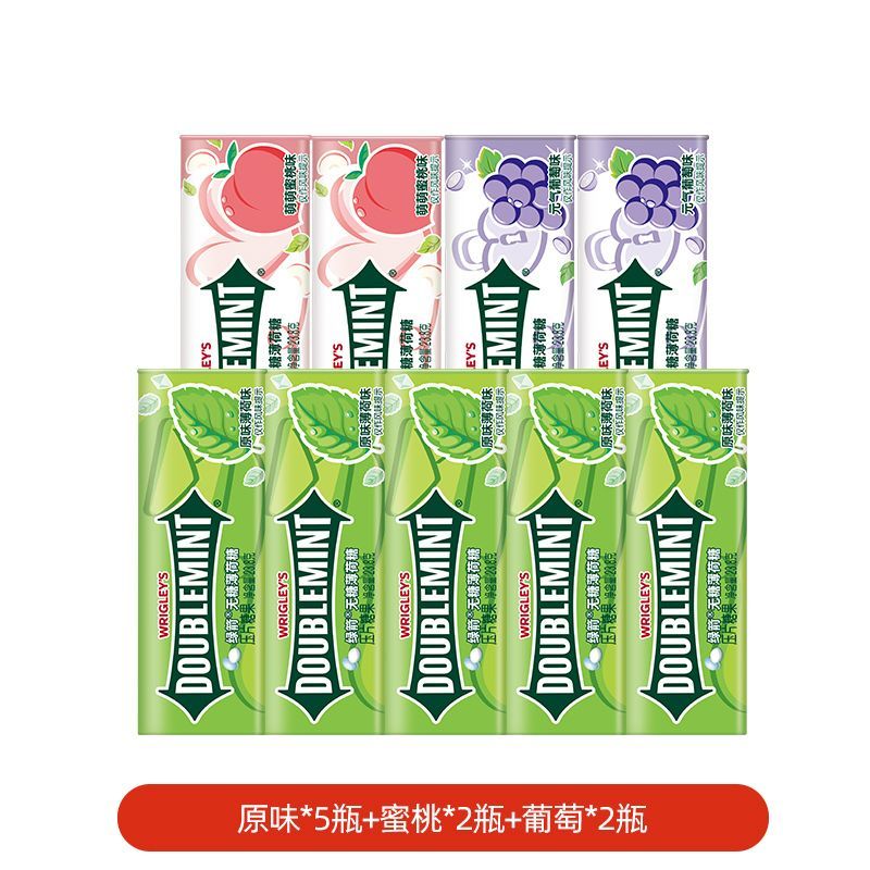 绿箭薄无糖荷糖23.8g*12瓶多口味清新口气清凉糖果润喉零食口香糖 图片 8