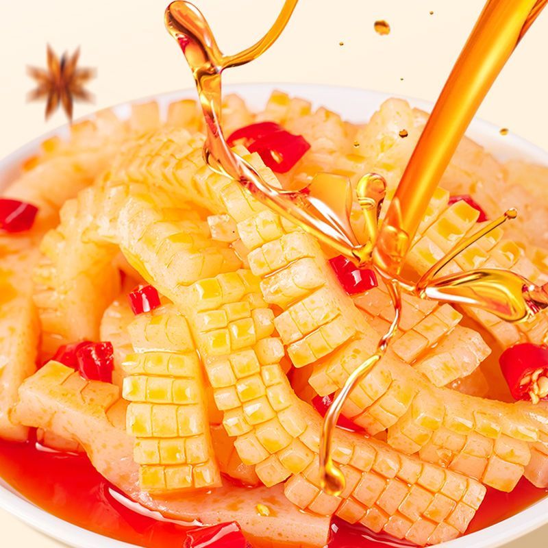 金磨坊嗨魔芋爽宿舍解馋素食小零食品网红辣条小吃魔芋素毛肚丝