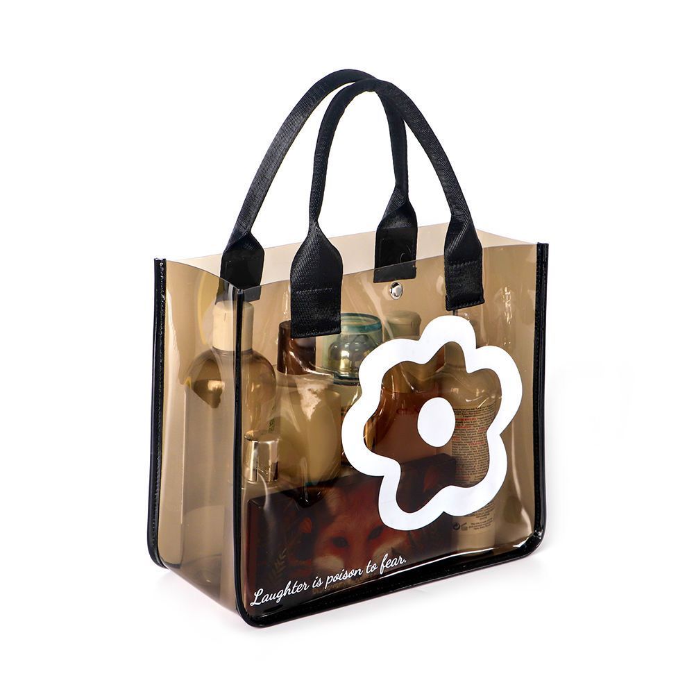 化妆包手提可爱大容量妈妈外出包单肩纱网透气化妆品收纳便携旅行