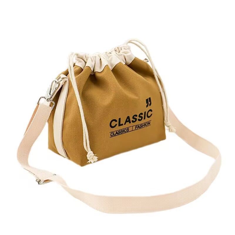 加厚帆布保温袋上班族便携饭盒袋学生带饭专用大容量密封餐盒袋子