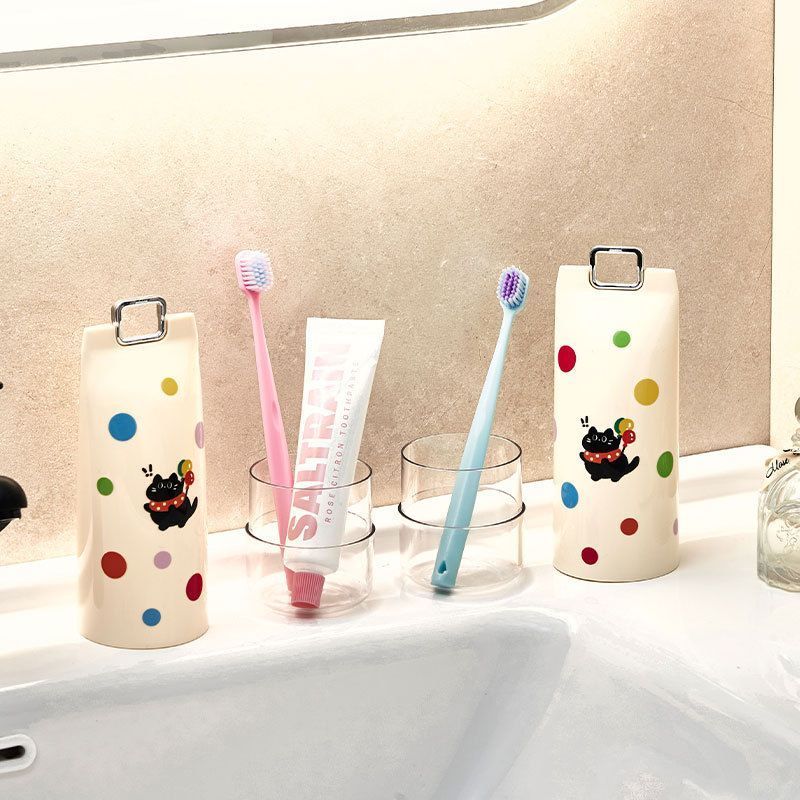 旅行洗漱便携式牙刷牙膏收纳盒便携旅游出差可爱牙具漱口杯套装