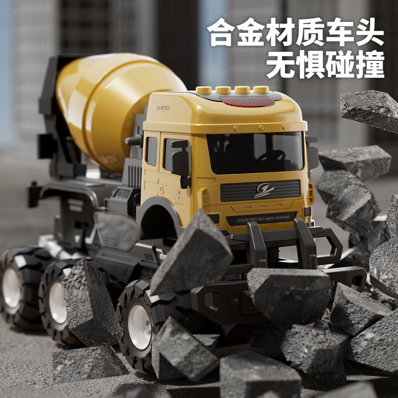 大号惯性工程车玩具车玩具男孩模型儿童工程车全套一整套组合装