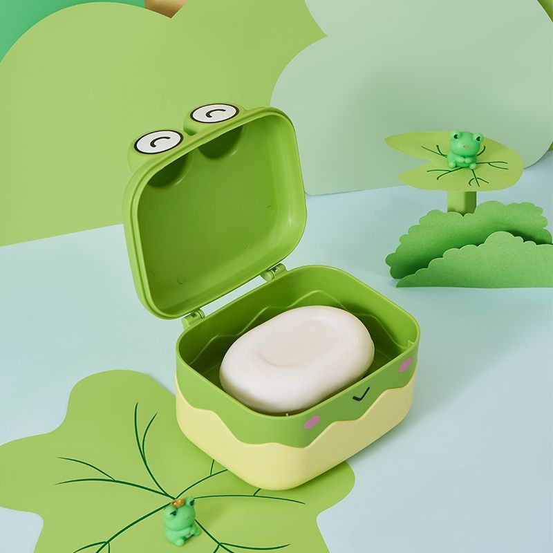 香皂盒家用可爱沥水2025新款双层带盖卫生间创意便捷旅行肥皂盒