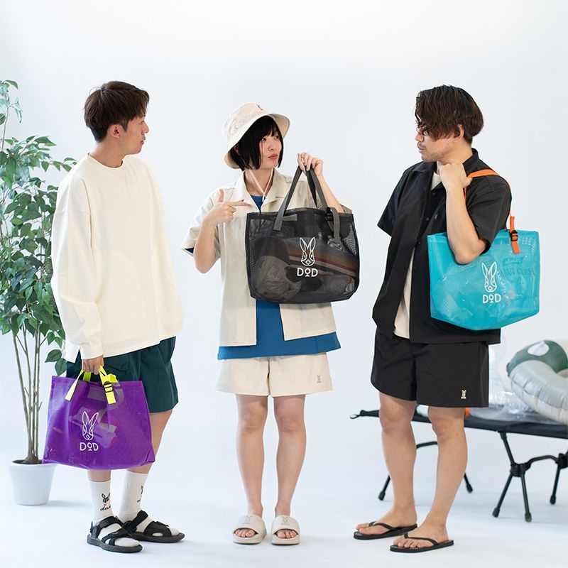 防水中号DOD卡通网纱游泳大容量单肩手提沙滩包肩带可调节泳具包