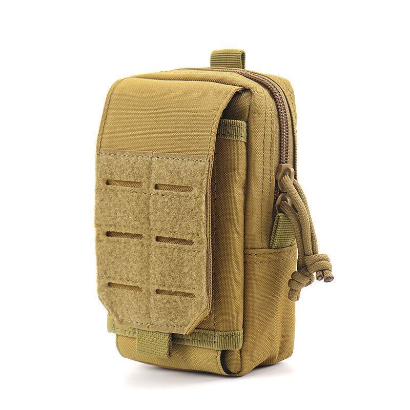 New Men's Vertical Waterproof Bag, Belt-worn Phone Pouch, Tactical Waist Bag For Construction Site Work_voghion.com