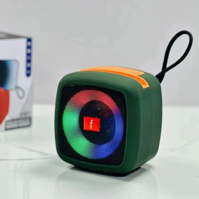 无线迷你音箱低音炮3d高音质灯光蓝牙插卡户外便携2025新款音响