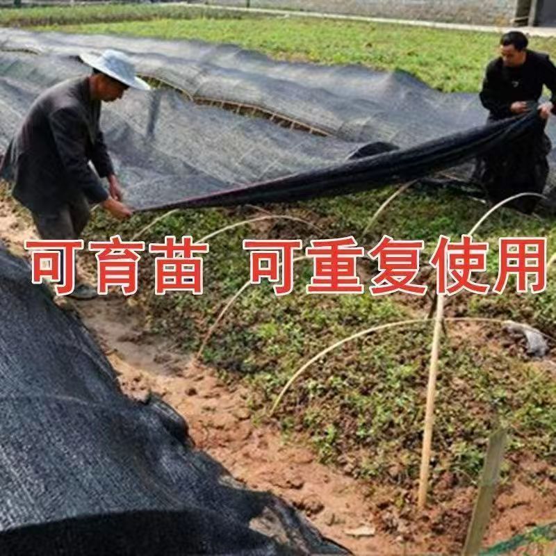 黑色遮阳网加密加厚防晒网农用大棚庭院遮阴隔热网家用户外防老化 图片 8