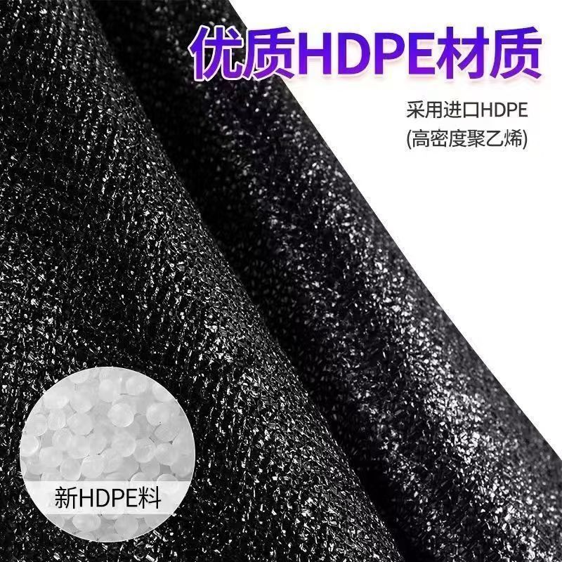 黑色遮阳网加密加厚防晒网农用大棚庭院遮阴隔热网家用户外防老化 图片 9