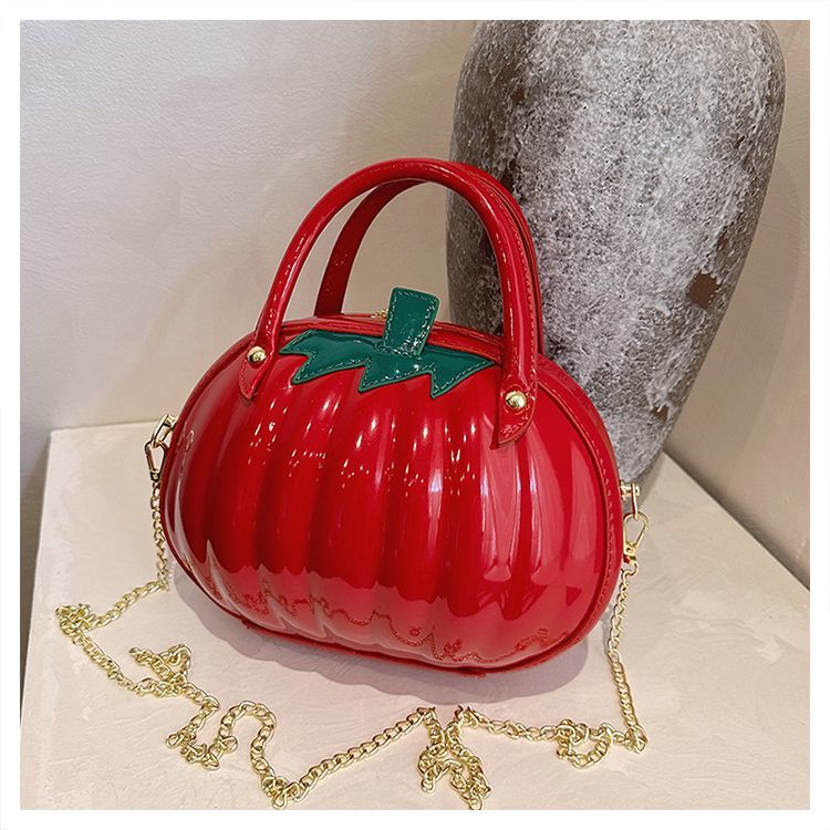 Unique Pumpkin Shaped Chain Shoulder Bag For Women Summer Style_voghion.com