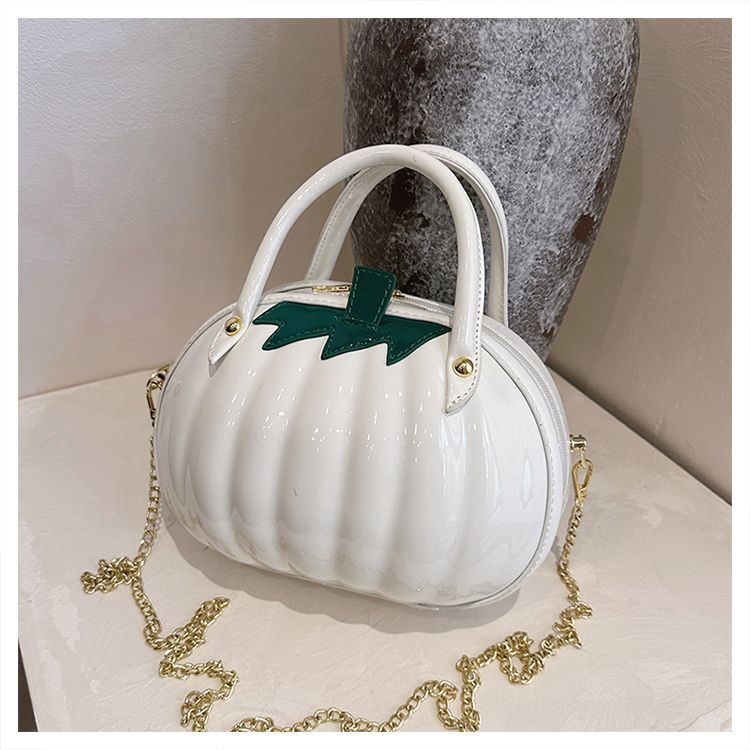 Unique Pumpkin Shaped Chain Shoulder Bag For Women Summer Style_voghion.com