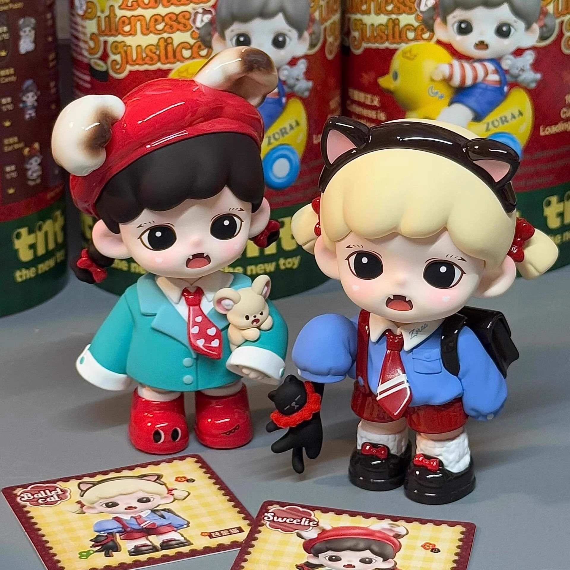 【TNTSPACE】Zoraa妹妹可爱即正义系列盲盒手办摆件公仔女生礼物