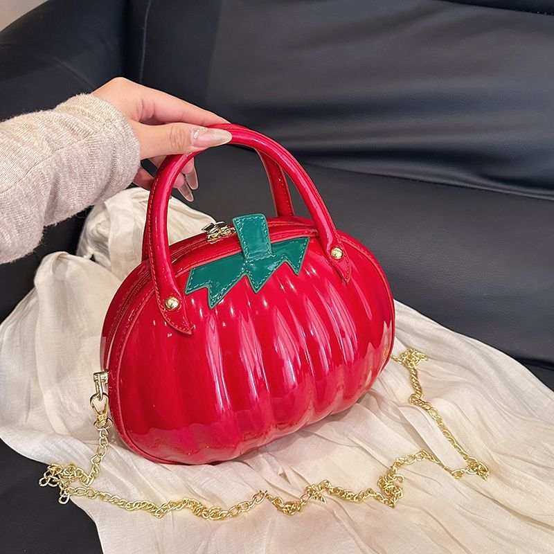 Dopamine Summer For Women 2025 New Model, Unique Creative Pumpkin Ba, Versatile And Stylish Chain Shoulder Crossbody_voghion.com