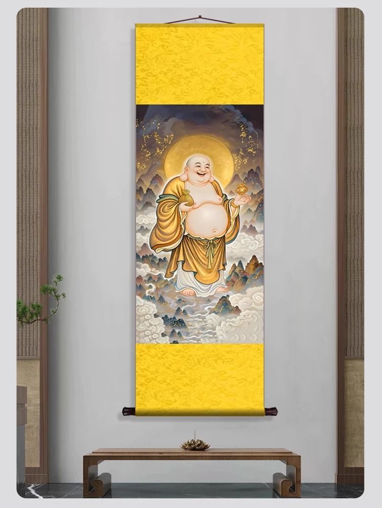 道家全神挂画众神图画像三清天尊玉帝王母四御雷祖神像卷轴装饰画 detail 7