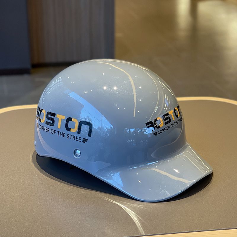 2025 New Model Vehicle Motorcycle Sun Protection Duckbill Cap Half Helmet Electric Scooter Baseball Safety Hat For Men_voghion.com
