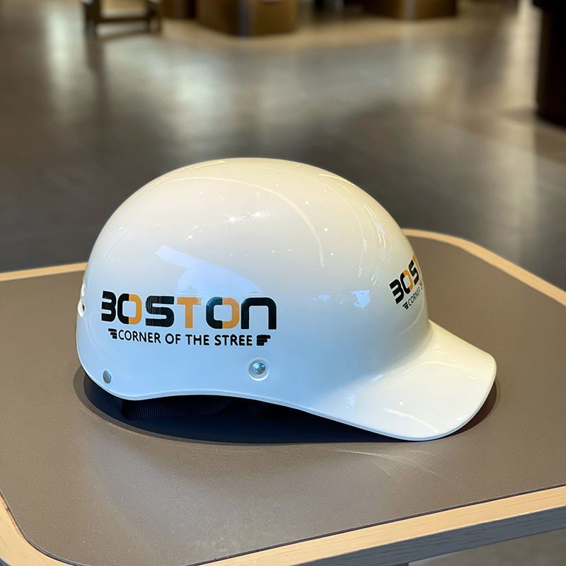 2025 New Model Vehicle Motorcycle Sun Protection Duckbill Cap Half Helmet Electric Scooter Baseball Safety Hat For Men_voghion.com
