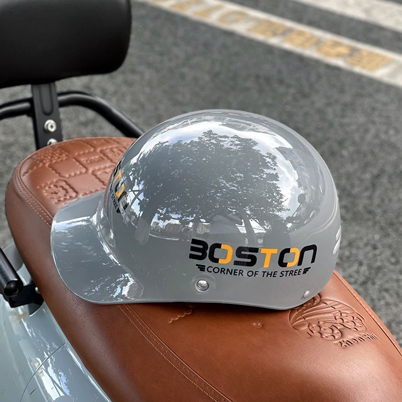 2025 New Model Vehicle Motorcycle Sun Protection Duckbill Cap Half Helmet Electric Scooter Baseball Safety Hat For Men_voghion.com