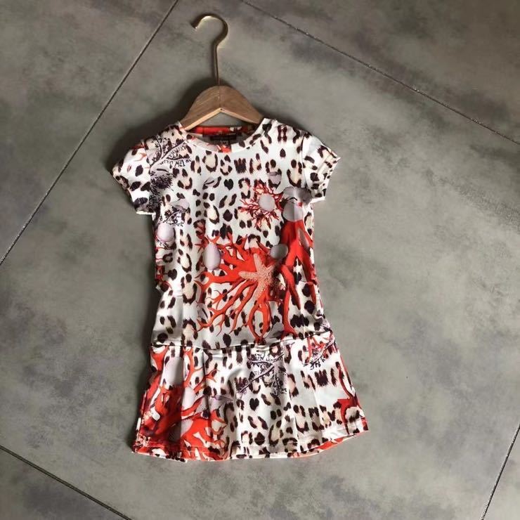 Robe bébé fille imprimé léopard élégante douce et respirante_voghion.com