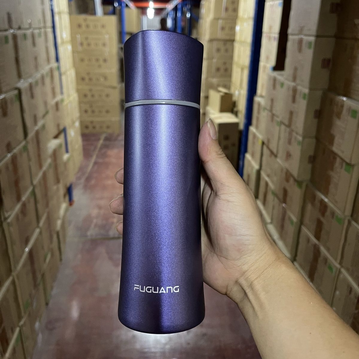 Fuguang Große Kapazität Business Isolierte Männer und Frauen Tragbare Teetasse 304 Edelstahl 400ml_voghion.com