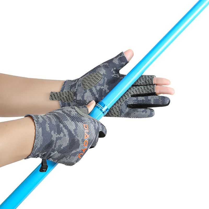 Lure Fishing Gloves Men And Women, Suitable For Outdoor Cycling, Sun Protection, Quick-drying, Lightweight, Breathable,_voghion.com