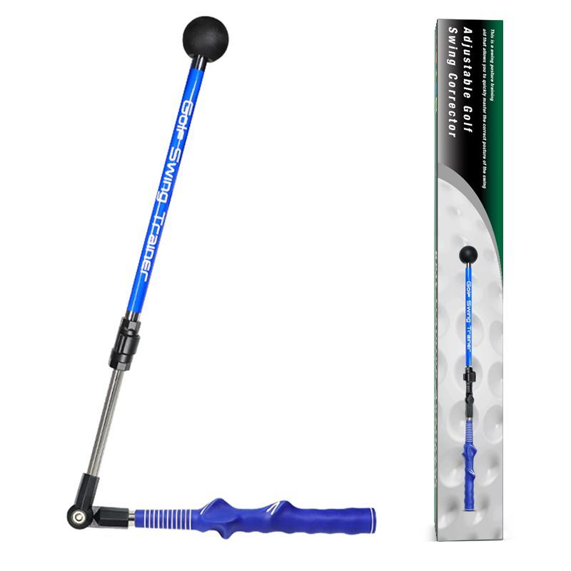 Golf Indoor Trainer, Retractable Swing Stick, Foldable Posture Corrector For Beginners_voghion.com