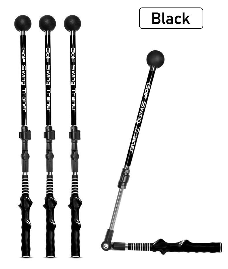 Golf Indoor Trainer, Retractable Swing Stick, Foldable Posture Corrector For Beginners_voghion.com