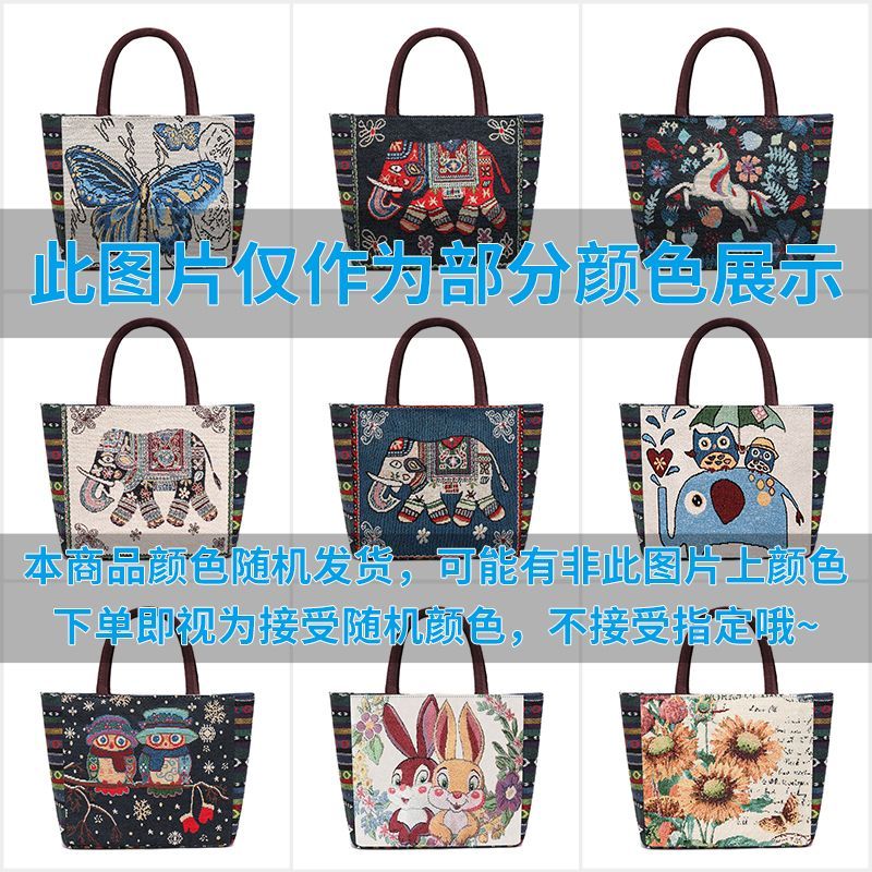 手提包包女2025新款洋气小布包上班拉链手提袋子外出妈妈手拎女包