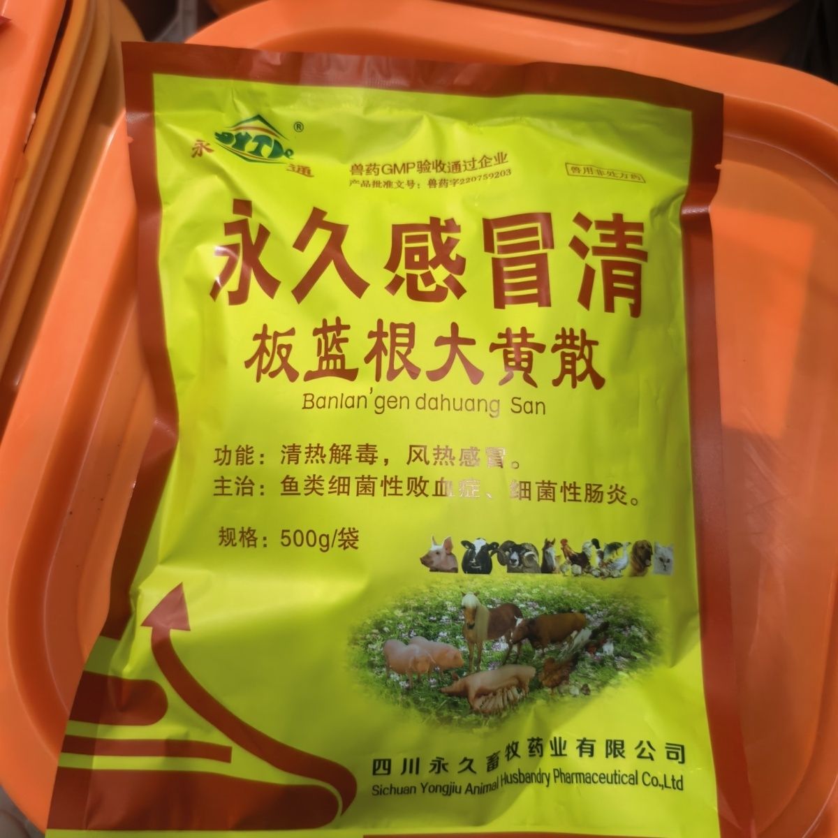 板蓝根大黄散 水产养殖清热解毒药