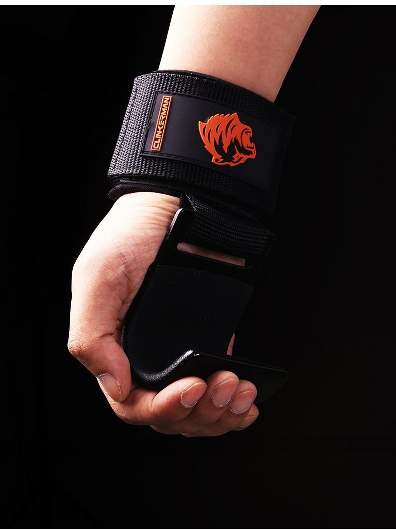 Crochets de tirage musculation avec support de poignet_voghion.com