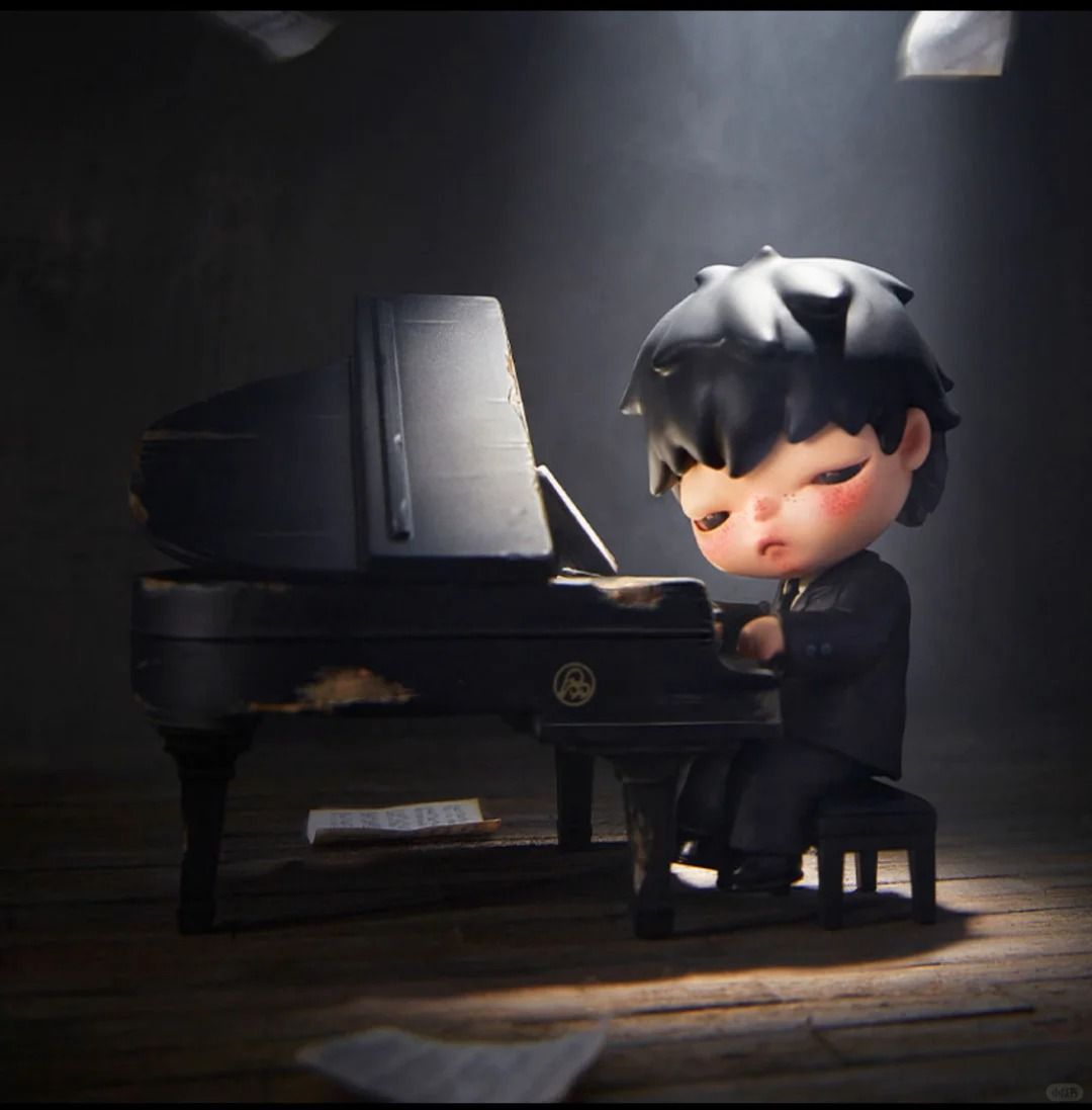 HIRONO The Pianist Figurine - Designer Miniature Art Toy Jay Chou