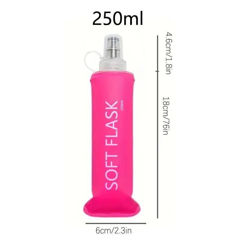 Outdoor Sports Running Soft Bottle Marathon Popular Hiking Fitness Bag Foldable Water Cup Food Grade Shockproof_desvips.com