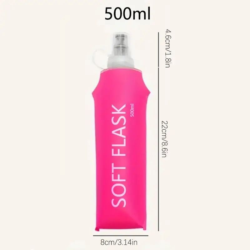Outdoor Sports Running Soft Bottle Marathon Popular Hiking Fitness Bag Foldable Water Cup Food Grade Shockproof_desvips.com