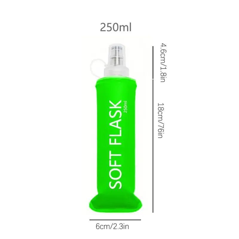 Outdoor Sports Running Soft Bottle Marathon Popular Hiking Fitness Bag Foldable Water Cup Food Grade Shockproof_desvips.com
