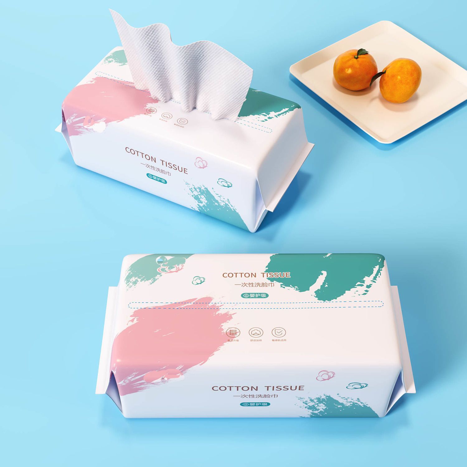 洗脸巾一次性抽取式纯棉加厚洁面巾孕婴干湿两用擦脸巾化妆棉柔巾
